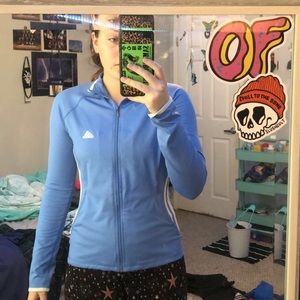 ADIDAS TRACK WORKOUT ZIP UP